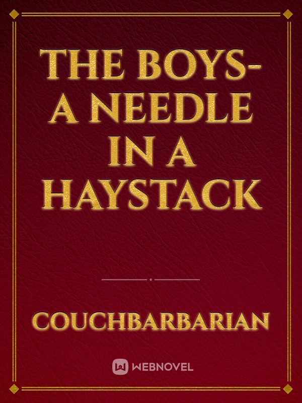 The Boys-A needle in a haystack